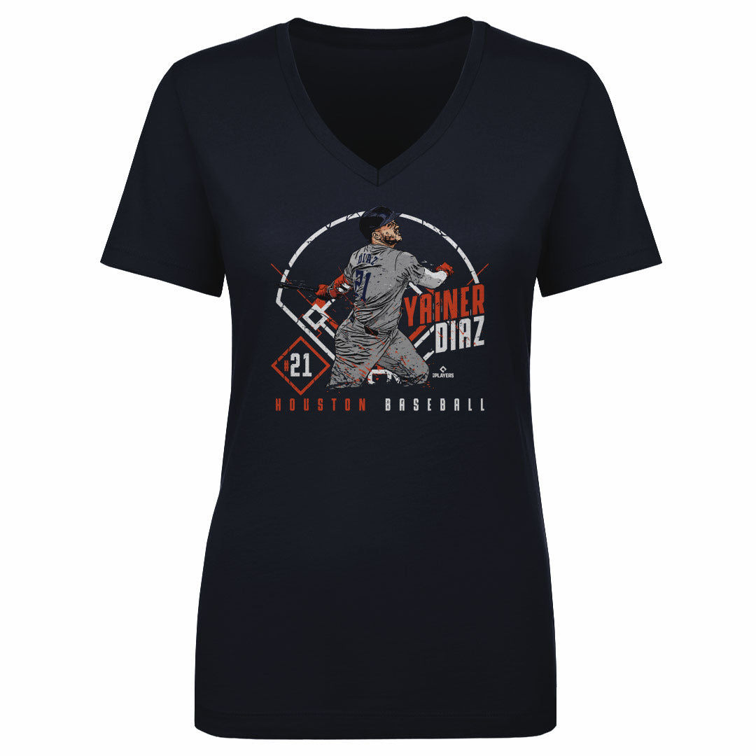 Yainer Diaz Women&#39;s V-Neck T-Shirt | 500 LEVEL