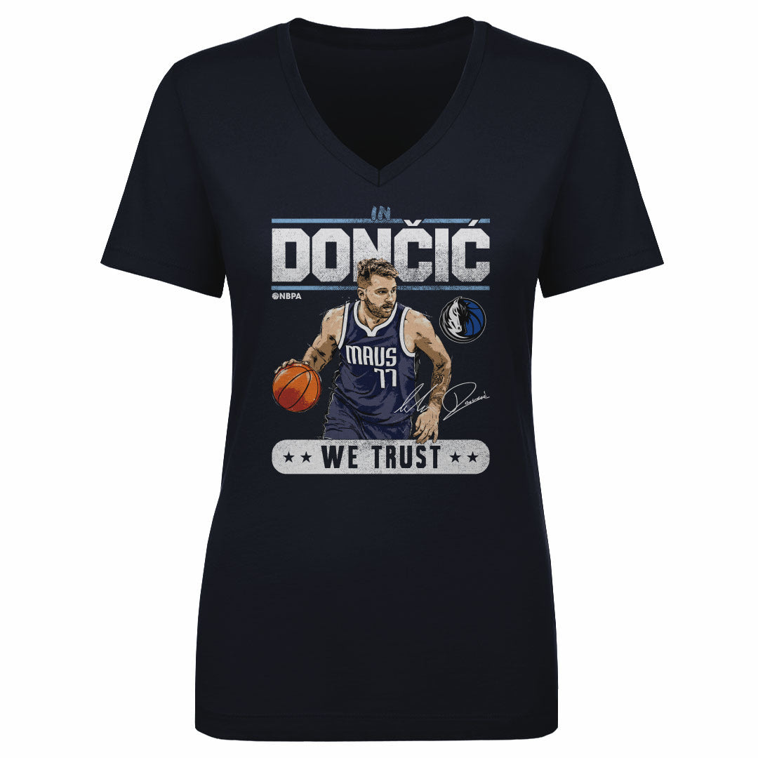 Luka Doncic Women&#39;s V-Neck T-Shirt | 500 LEVEL