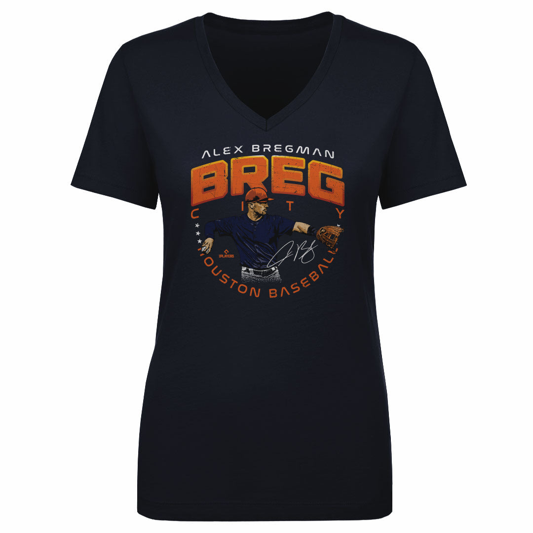 Alex Bregman Women&#39;s V-Neck T-Shirt | 500 LEVEL