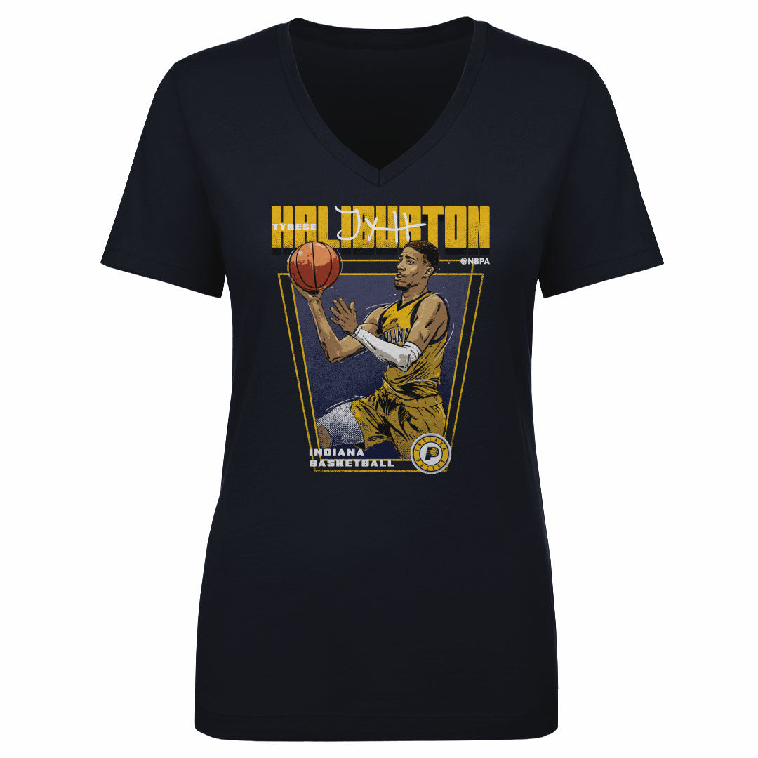 Tyrese Haliburton Women&#39;s V-Neck T-Shirt | 500 LEVEL