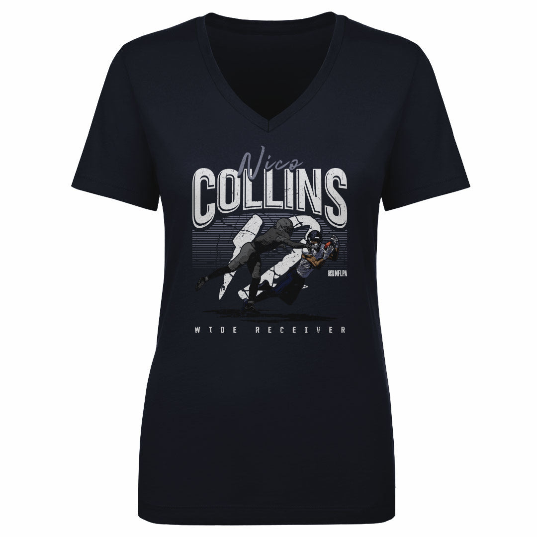 Nico Collins Women&#39;s V-Neck T-Shirt | 500 LEVEL