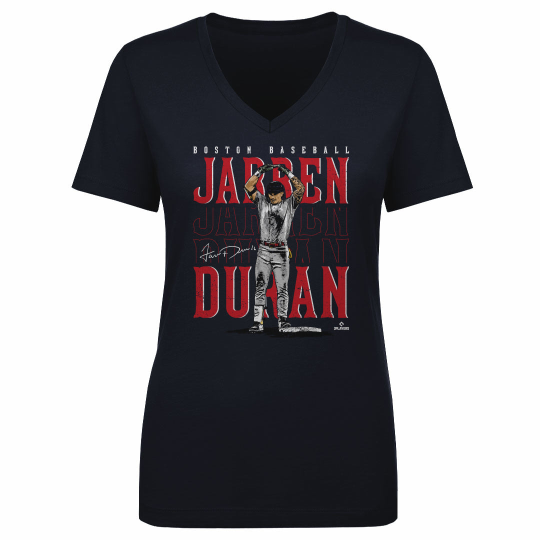 Jarren Duran Women&#39;s V-Neck T-Shirt | 500 LEVEL