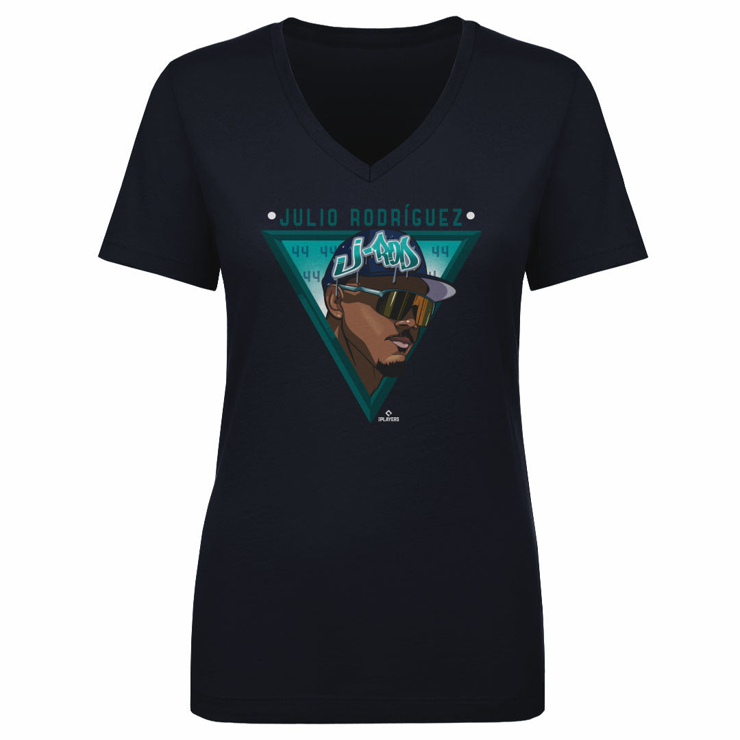 Julio Rodriguez Women&#39;s V-Neck T-Shirt | 500 LEVEL