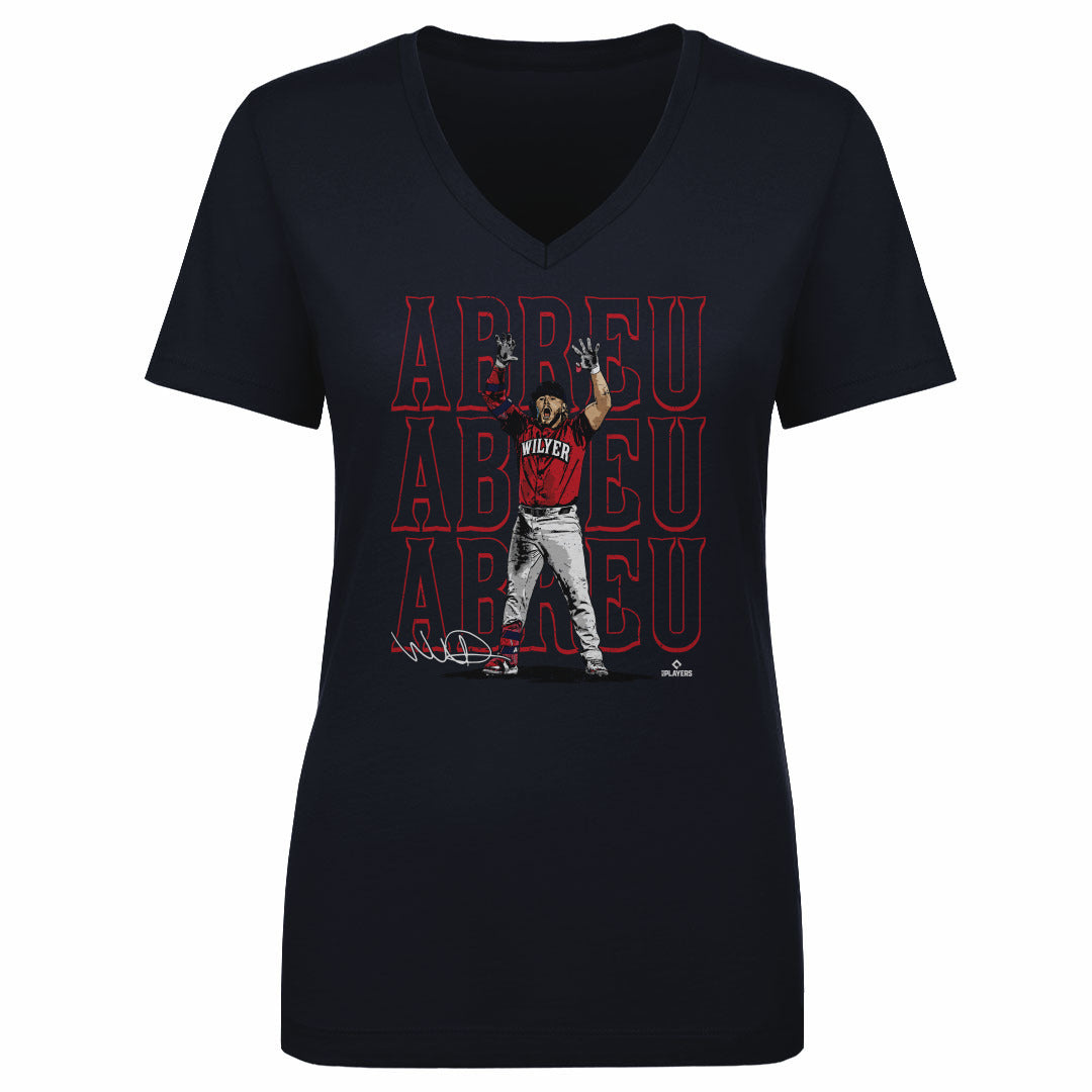 Wilyer Abreu Women&#39;s V-Neck T-Shirt | 500 LEVEL