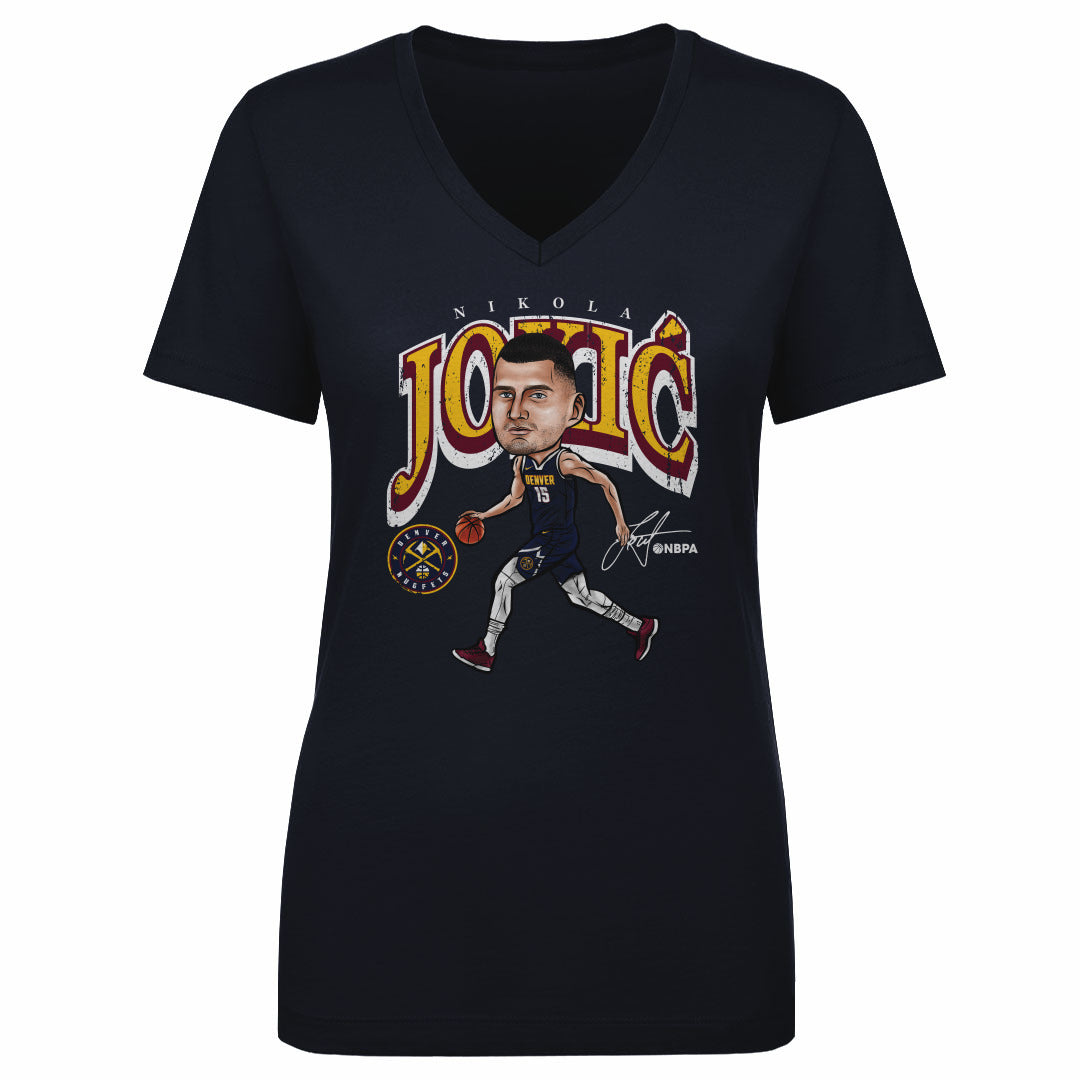 Nikola Jokic Women&#39;s V-Neck T-Shirt | 500 LEVEL