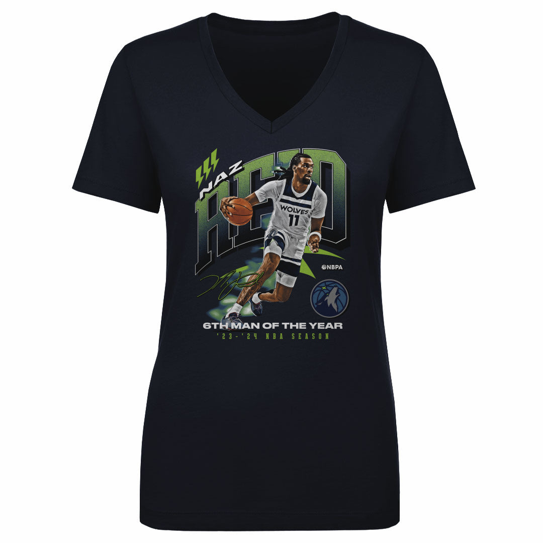 Naz Reid Women&#39;s V-Neck T-Shirt | 500 LEVEL