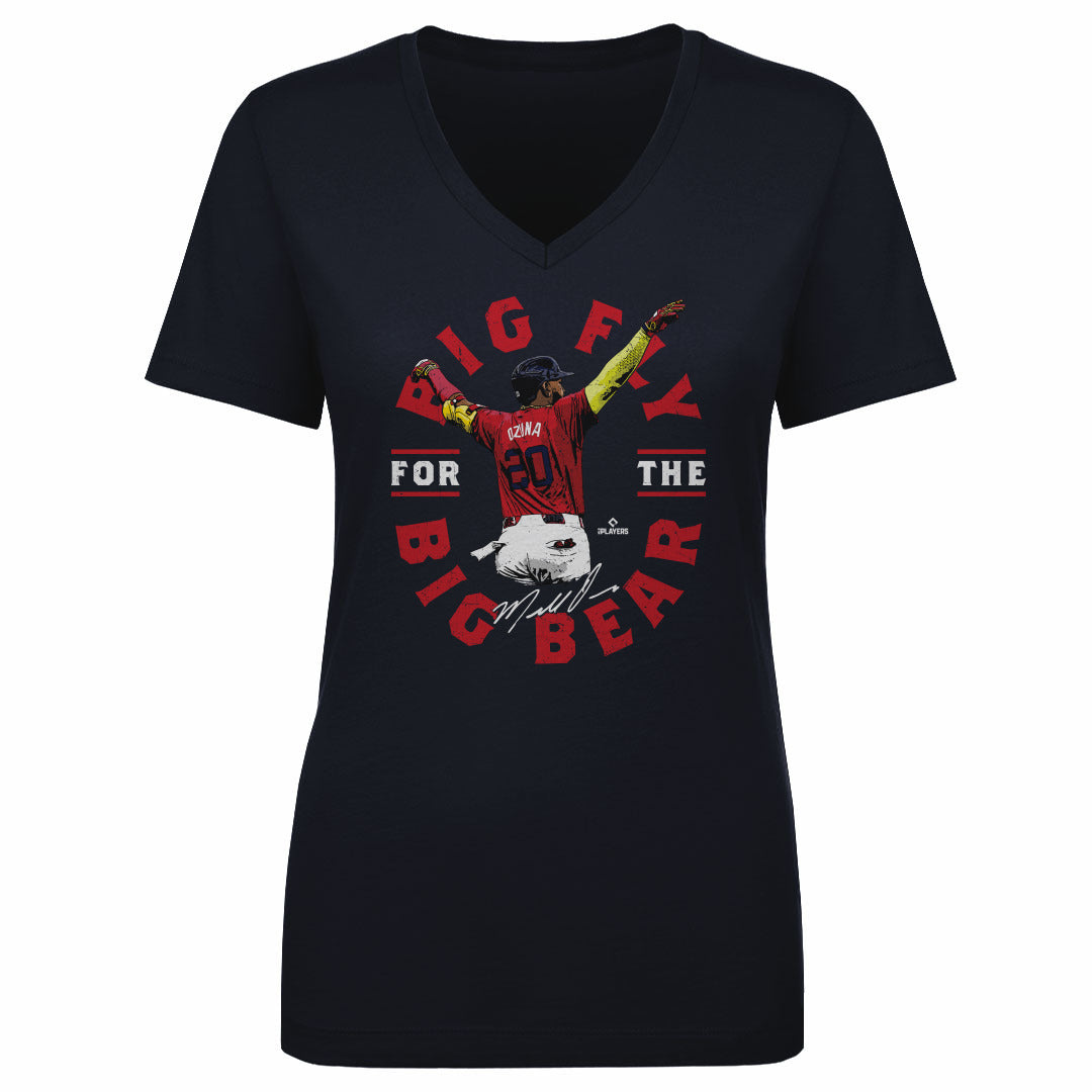 Marcell Ozuna Women&#39;s V-Neck T-Shirt | 500 LEVEL