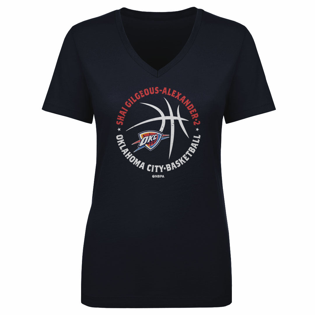 Shai Gilgeous-Alexander Women&#39;s V-Neck T-Shirt | 500 LEVEL