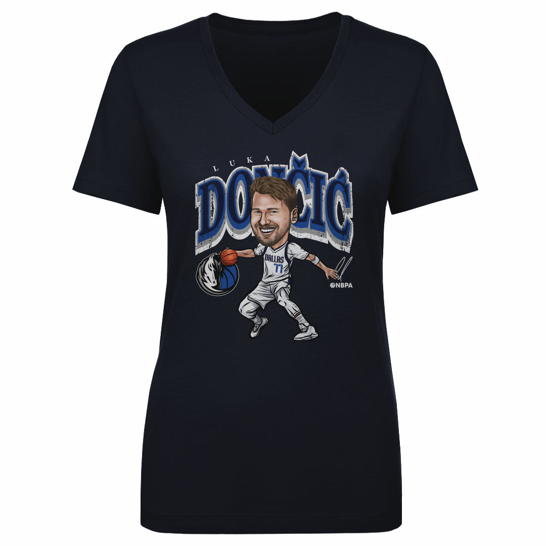 Luka Doncic Women&#39;s V-Neck T-Shirt | 500 LEVEL