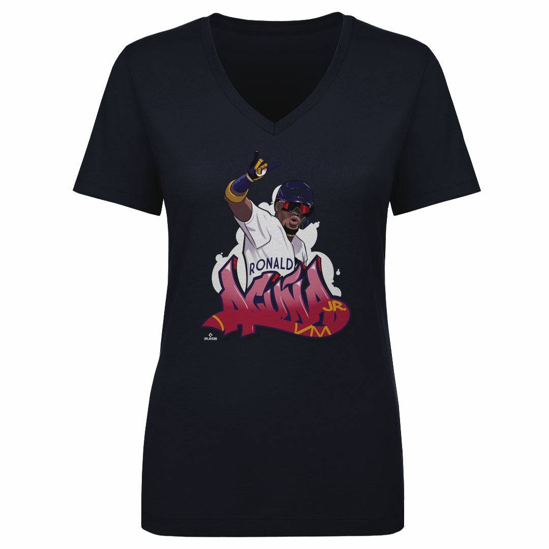 Ronald Acuna Jr. Women&#39;s V-Neck T-Shirt | 500 LEVEL