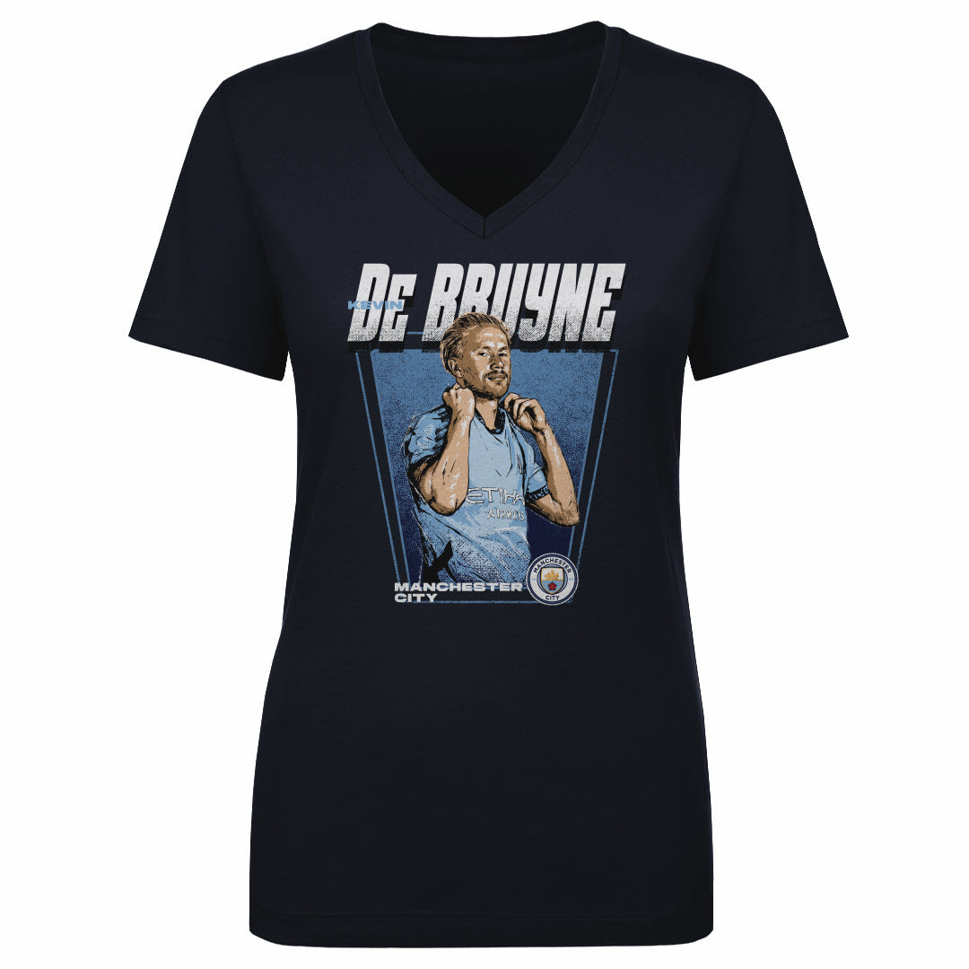 Kevin De Bruyne Women&#39;s V-Neck T-Shirt | 500 LEVEL