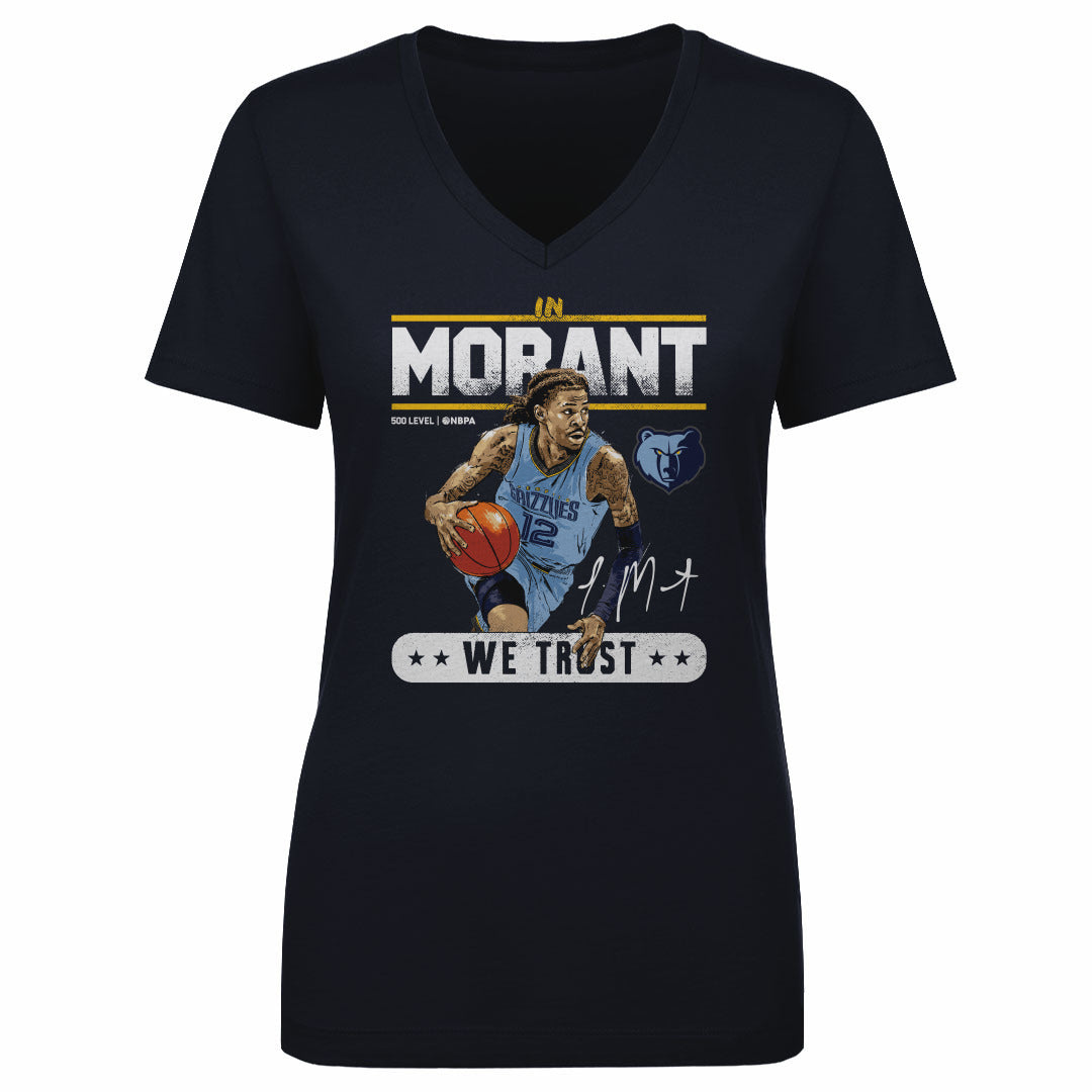 Ja Morant Women&#39;s V-Neck T-Shirt | 500 LEVEL