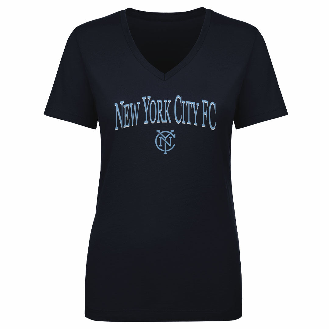 New York City FC Women&#39;s V-Neck T-Shirt | 500 LEVEL