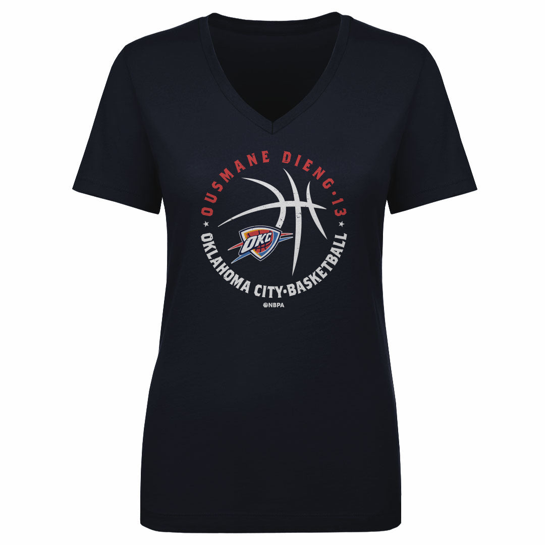 Ousmane Dieng Women&#39;s V-Neck T-Shirt | 500 LEVEL