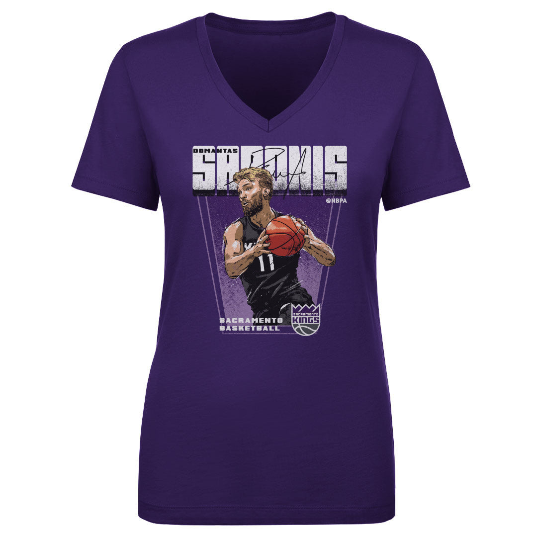 Domantas Sabonis Women&#39;s V-Neck T-Shirt | 500 LEVEL