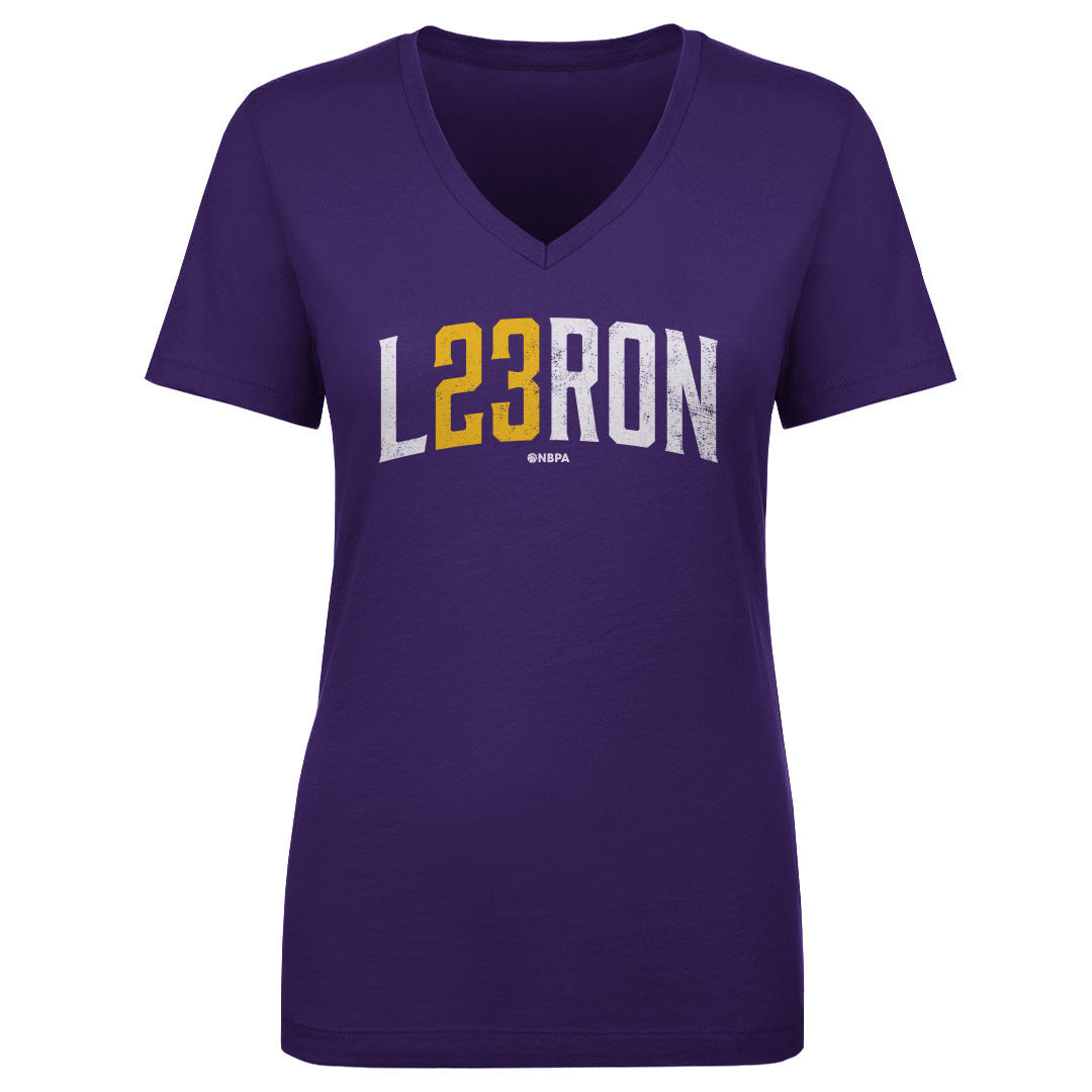 LeBron James Women&#39;s V-Neck T-Shirt | 500 LEVEL