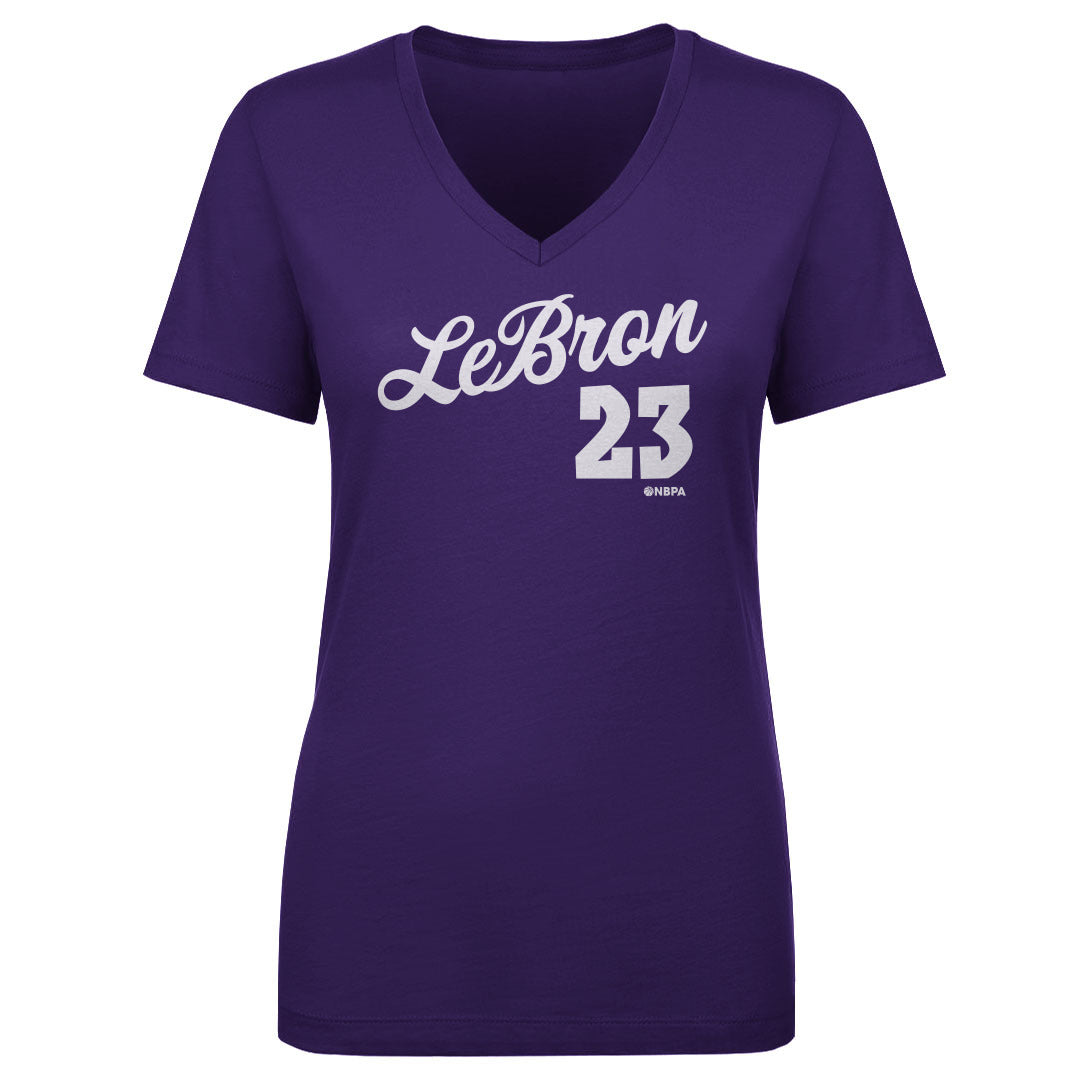 LeBron James Women&#39;s V-Neck T-Shirt | 500 LEVEL