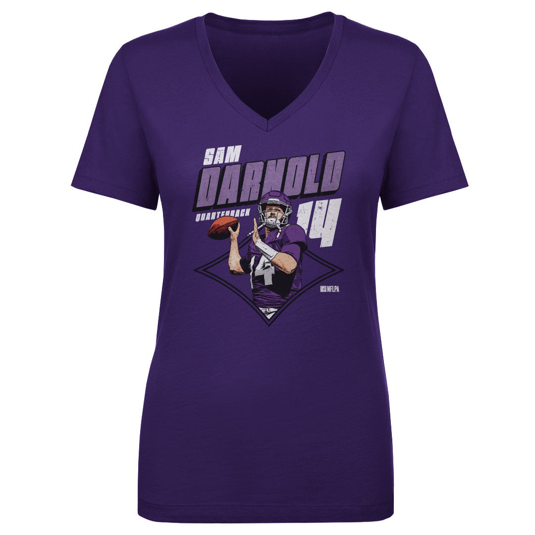 Sam Darnold Women&#39;s V-Neck T-Shirt | 500 LEVEL