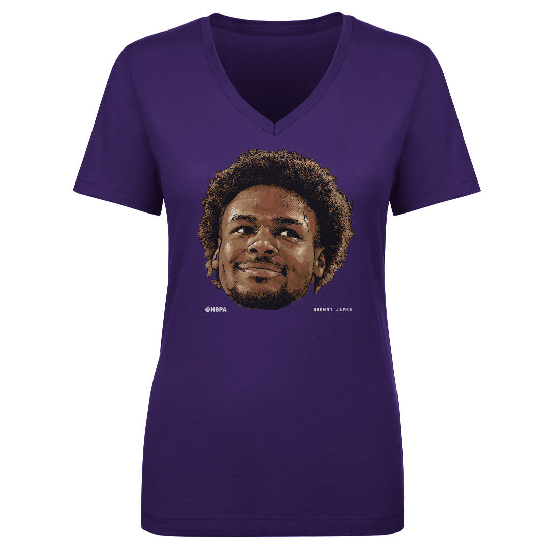 Bronny James Jr. Women&#39;s V-Neck T-Shirt | 500 LEVEL