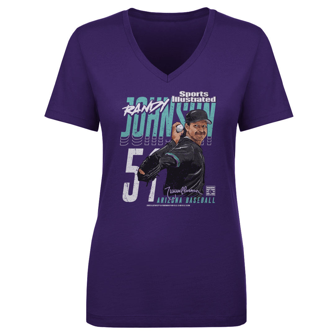 Randy Johnson Women&#39;s V-Neck T-Shirt | 500 LEVEL