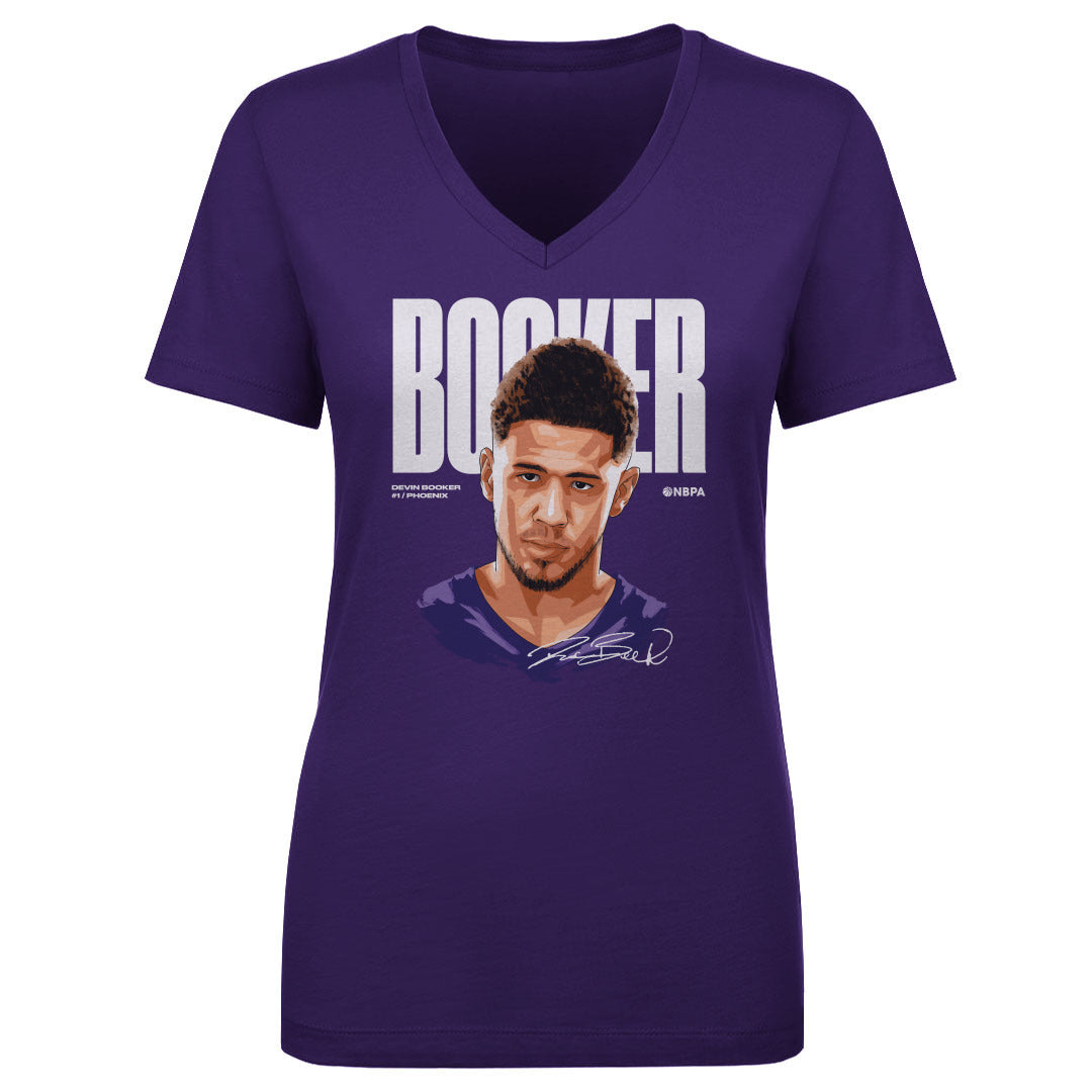 Devin Booker Women&#39;s V-Neck T-Shirt | 500 LEVEL