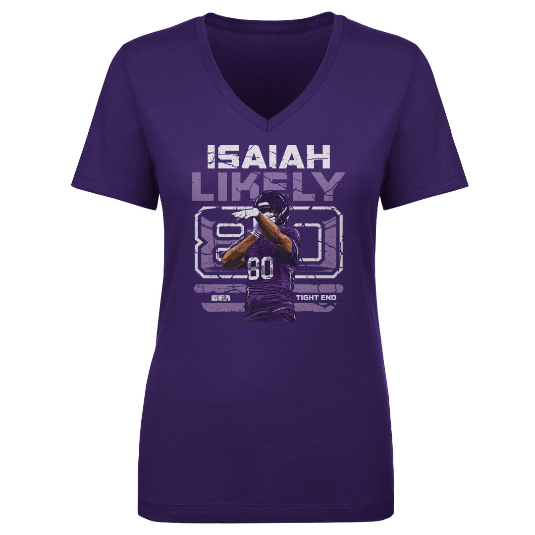 Isaiah Likely Women&#39;s V-Neck T-Shirt | 500 LEVEL