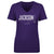 Lamar Jackson Women's V-Neck T-Shirt | 500 LEVEL