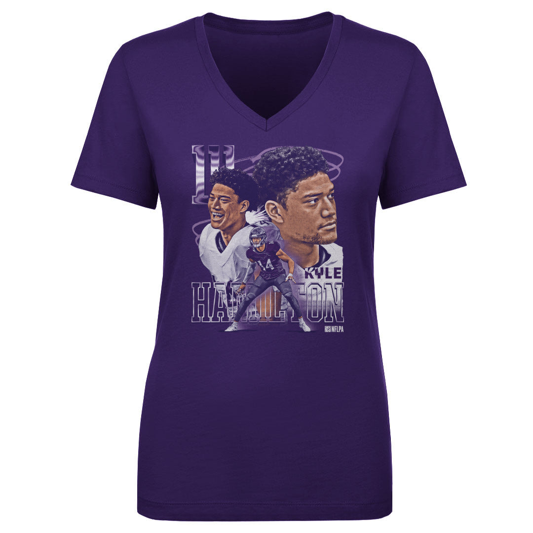 Kyle Hamilton Women&#39;s V-Neck T-Shirt | 500 LEVEL