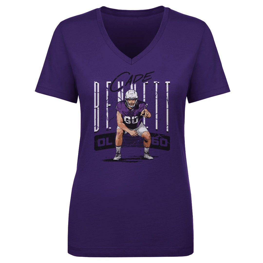 Cade Bennett Women&#39;s V-Neck T-Shirt | 500 LEVEL