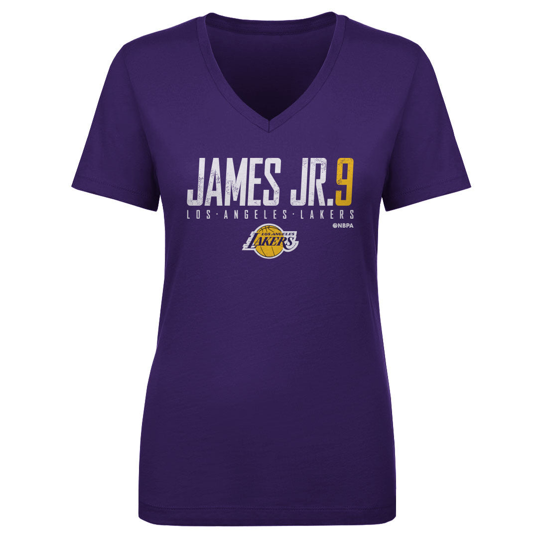 Bronny James Jr. Women&#39;s V-Neck T-Shirt | 500 LEVEL