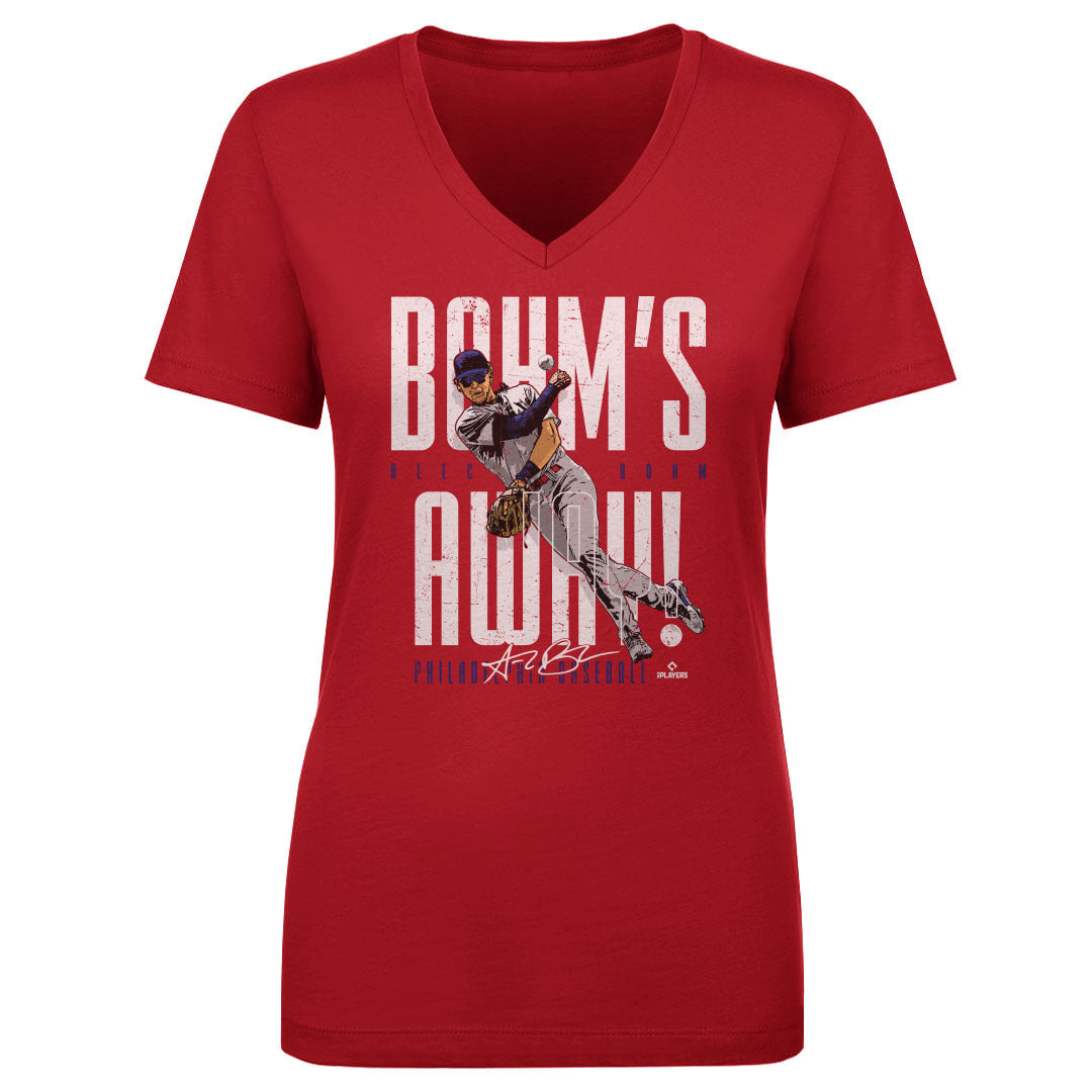 Alec Bohm Women&#39;s V-Neck T-Shirt | 500 LEVEL