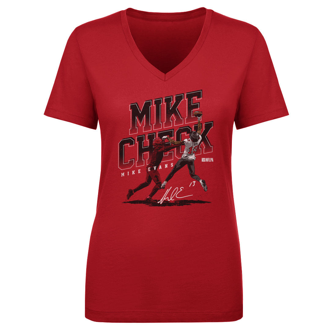 Mike Evans Women&#39;s V-Neck T-Shirt | 500 LEVEL