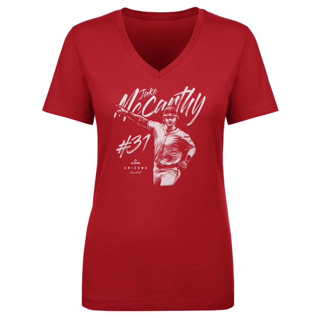 Jake McCarthy Women&#39;s V-Neck T-Shirt | 500 LEVEL