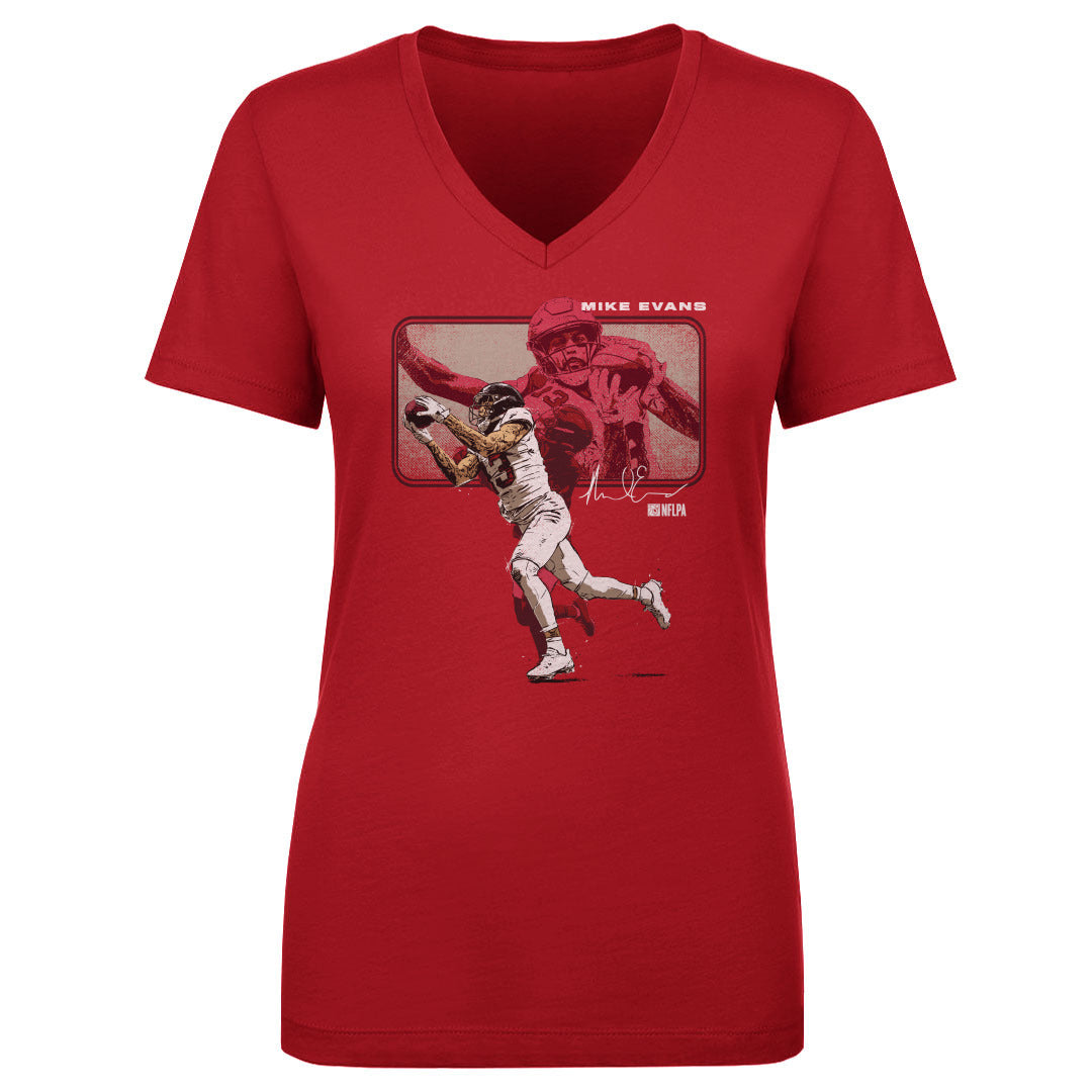 Mike Evans Women&#39;s V-Neck T-Shirt | 500 LEVEL