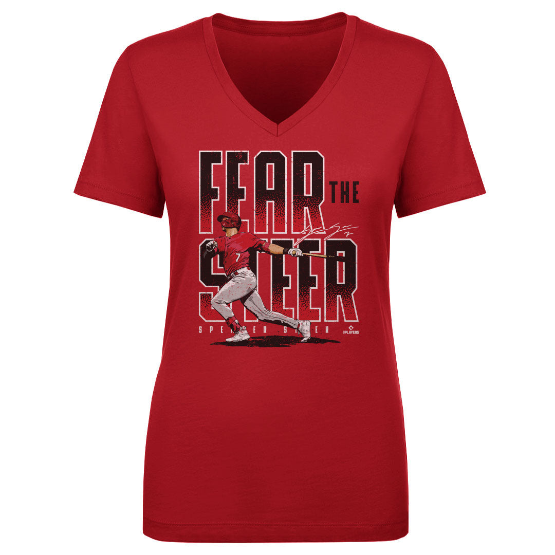 Spencer Steer Women&#39;s V-Neck T-Shirt | 500 LEVEL