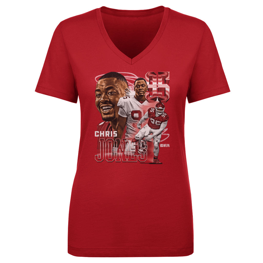 Chris Jones Women&#39;s V-Neck T-Shirt | 500 LEVEL