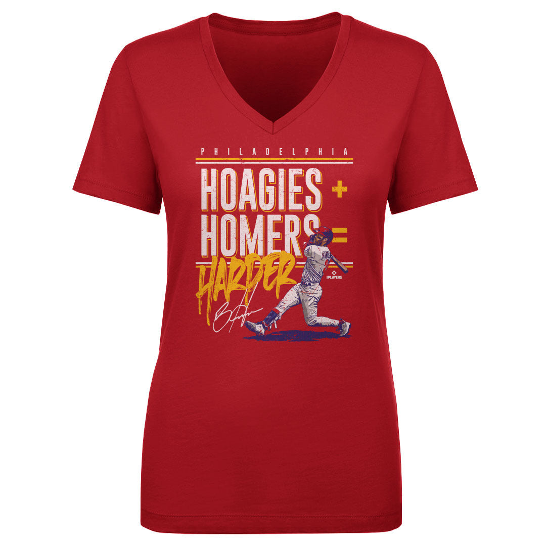 Bryce Harper Women&#39;s V-Neck T-Shirt | 500 LEVEL