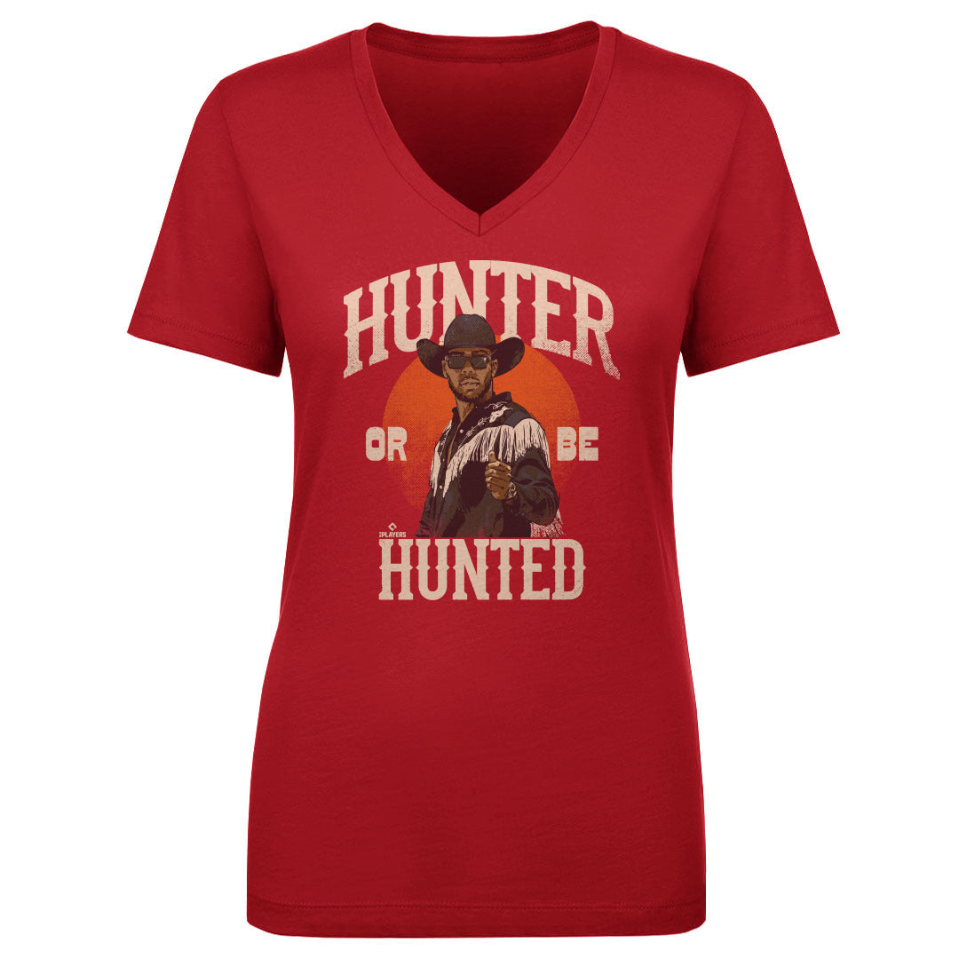 Hunter Greene Women&#39;s V-Neck T-Shirt | 500 LEVEL