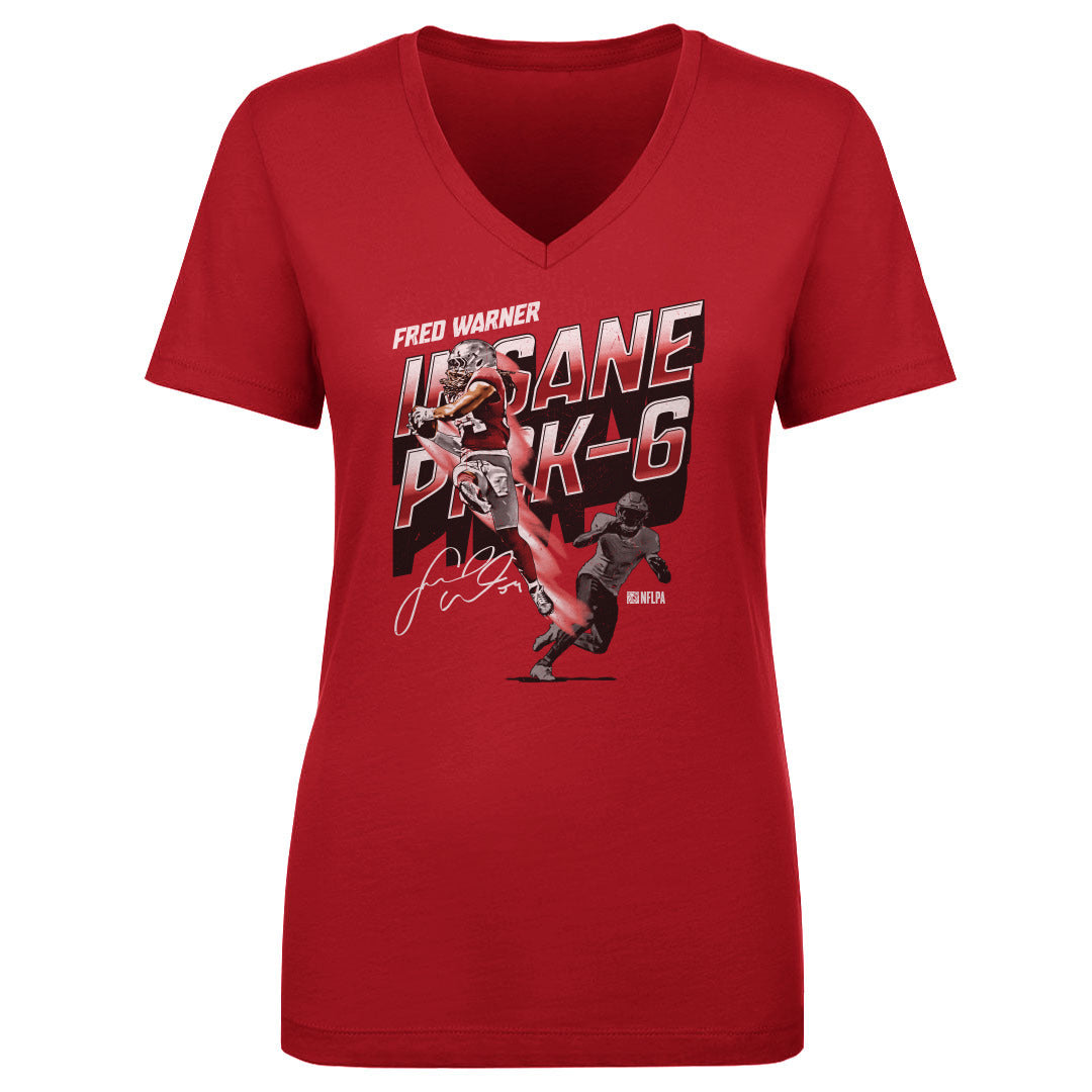 Fred Warner Women&#39;s V-Neck T-Shirt | 500 LEVEL