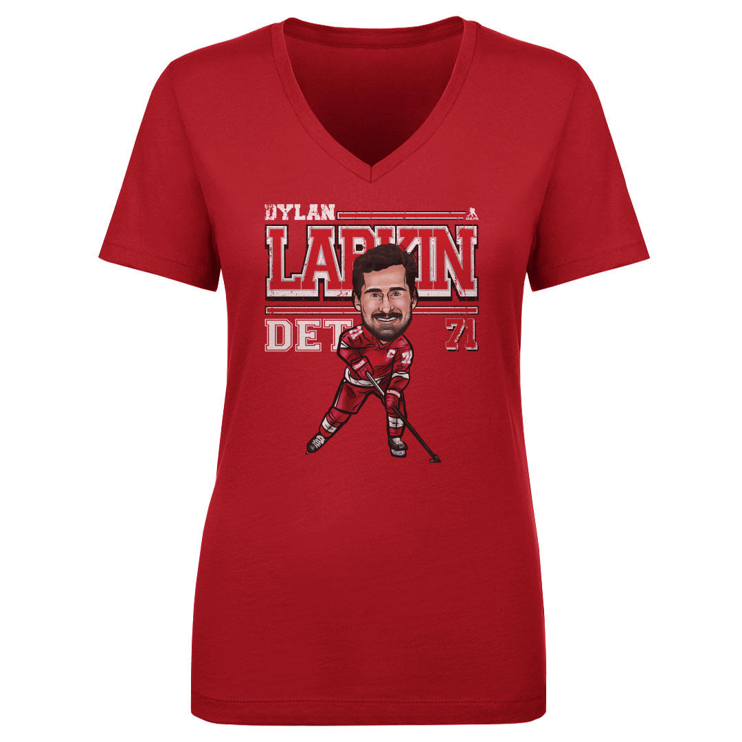 Dylan Larkin Women&#39;s V-Neck T-Shirt | 500 LEVEL