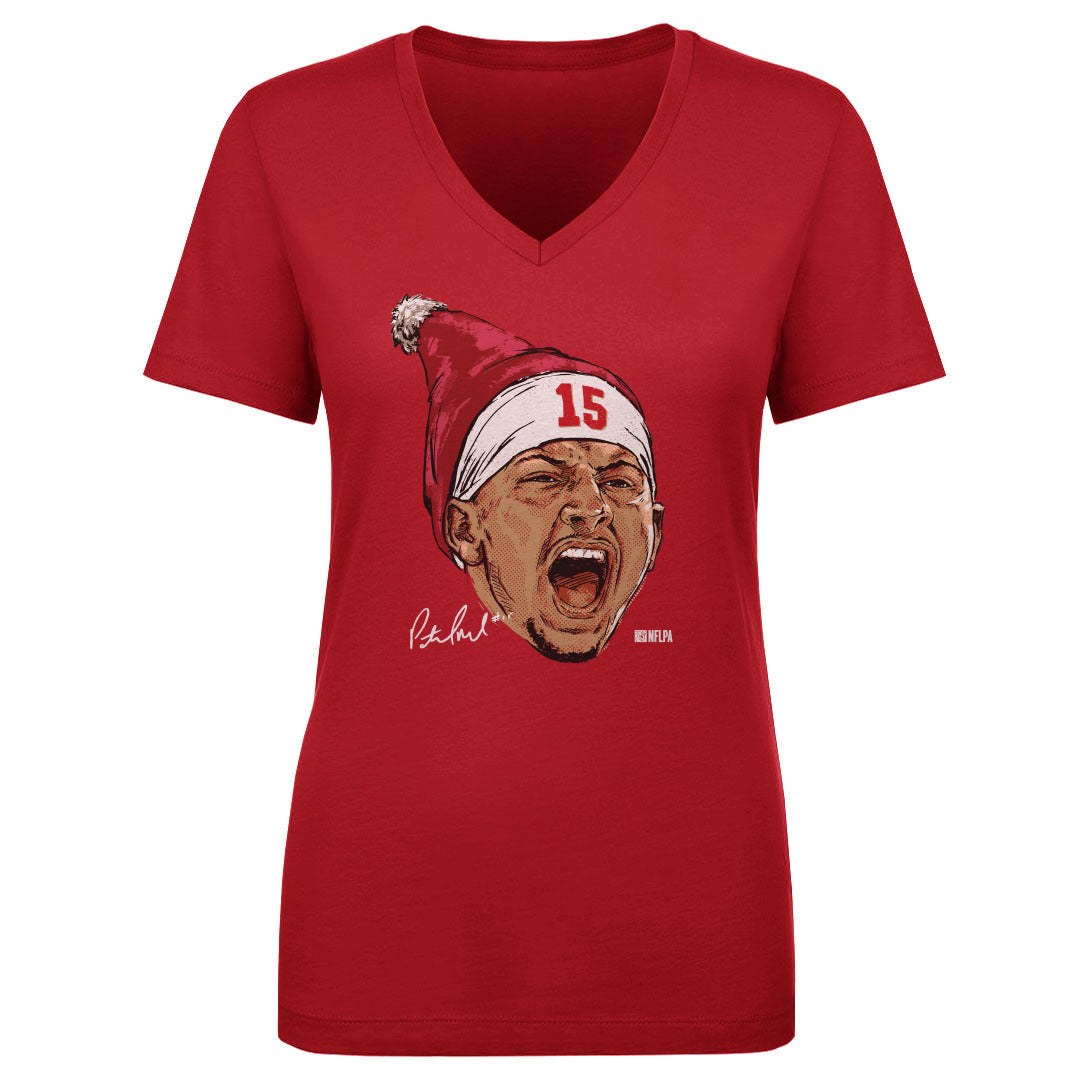 Patrick Mahomes Women&#39;s V-Neck T-Shirt | 500 LEVEL