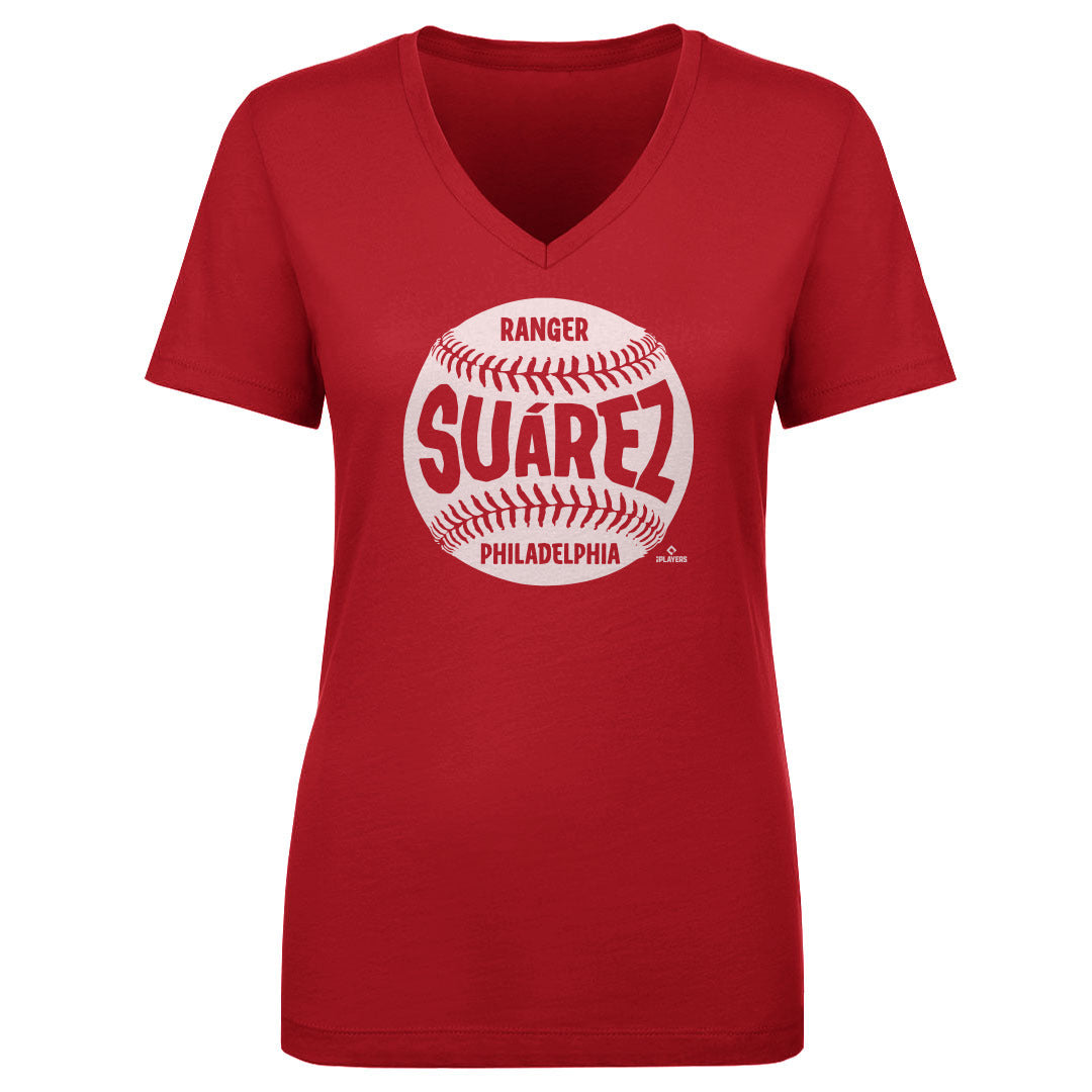 Ranger Suarez Women&#39;s V-Neck T-Shirt | 500 LEVEL