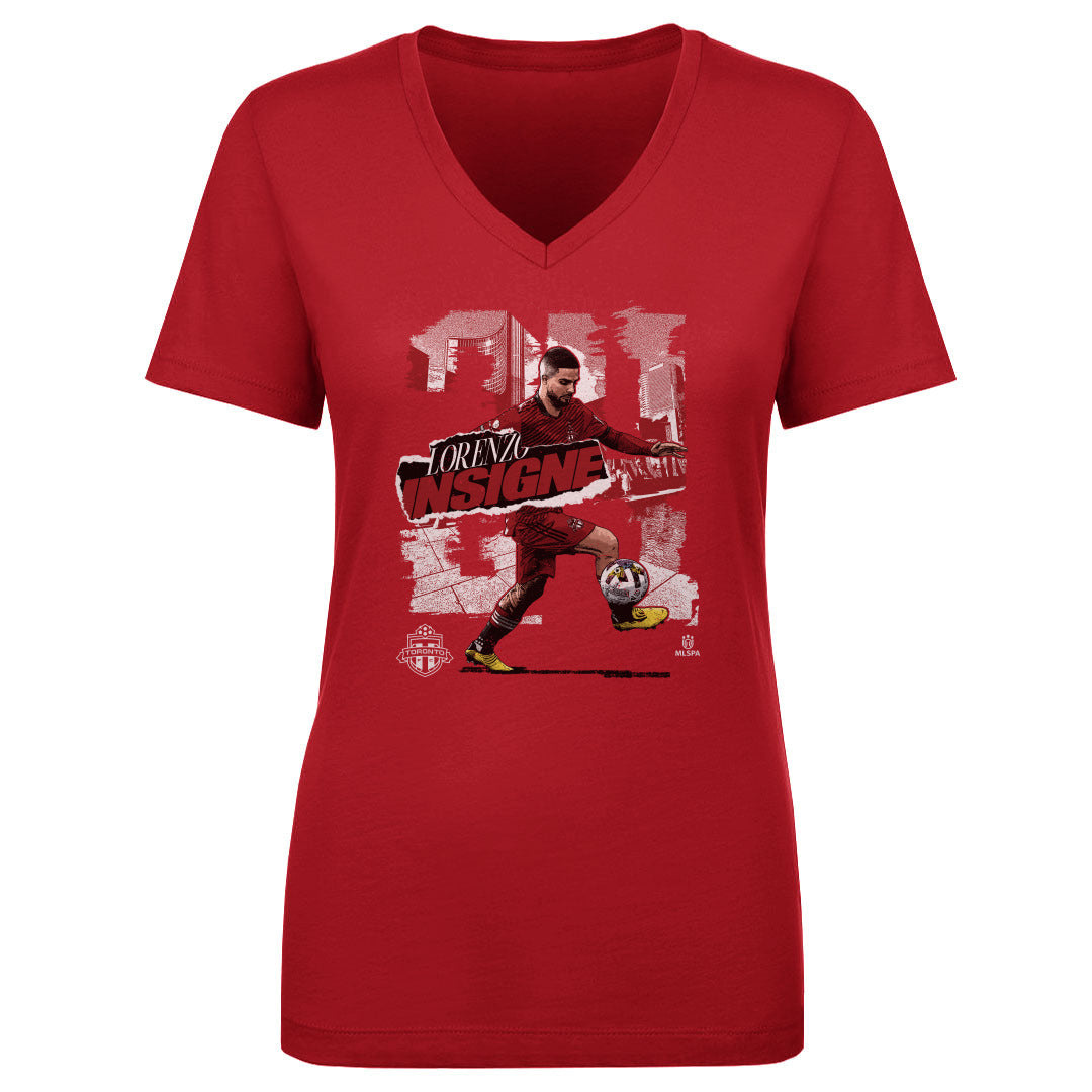 Lorenzo Insigne Women&#39;s V-Neck T-Shirt | 500 LEVEL