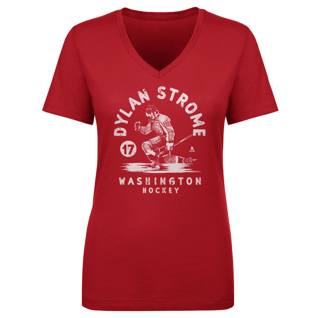 Dylan Strome Women&#39;s V-Neck T-Shirt | 500 LEVEL