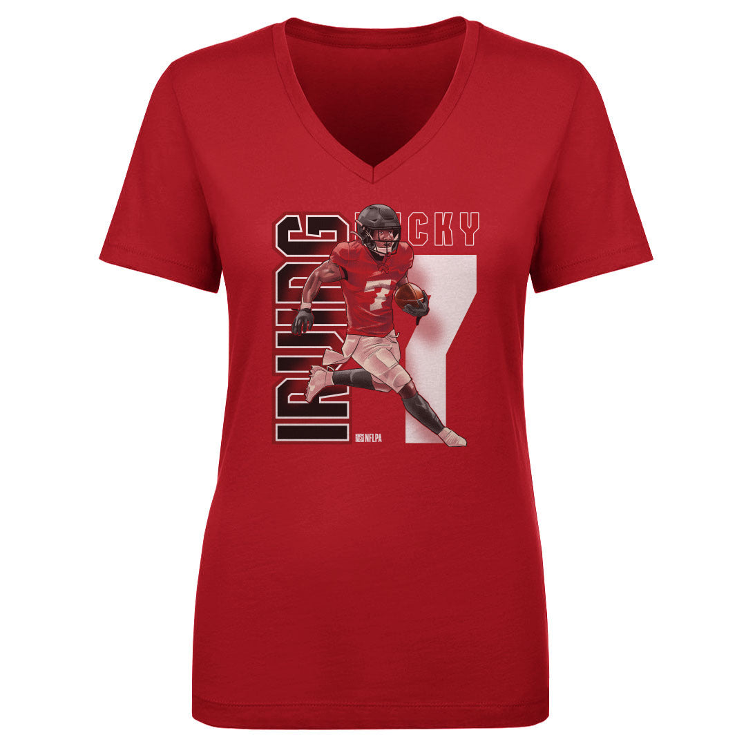 Bucky Irving Women&#39;s V-Neck T-Shirt | 500 LEVEL