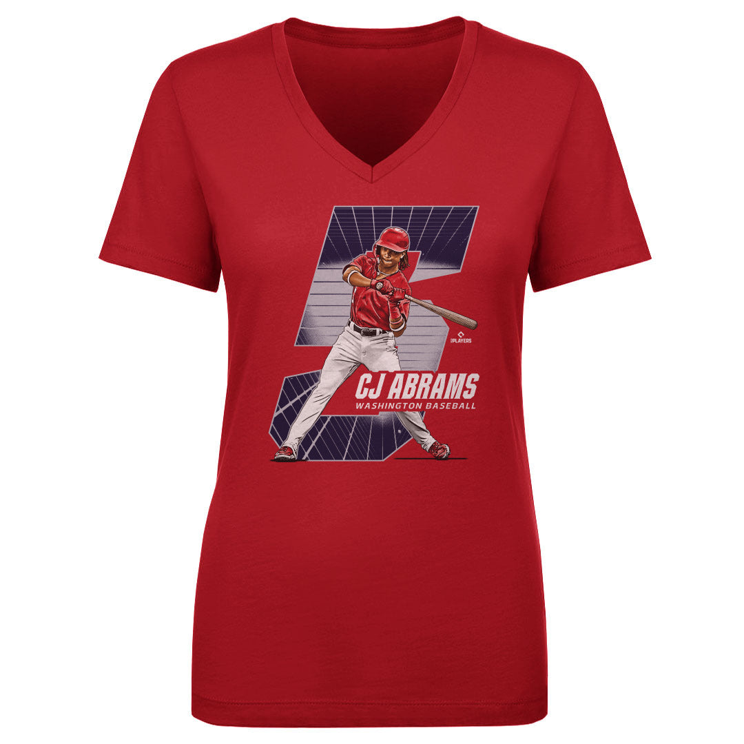 CJ Abrams Women&#39;s V-Neck T-Shirt | 500 LEVEL