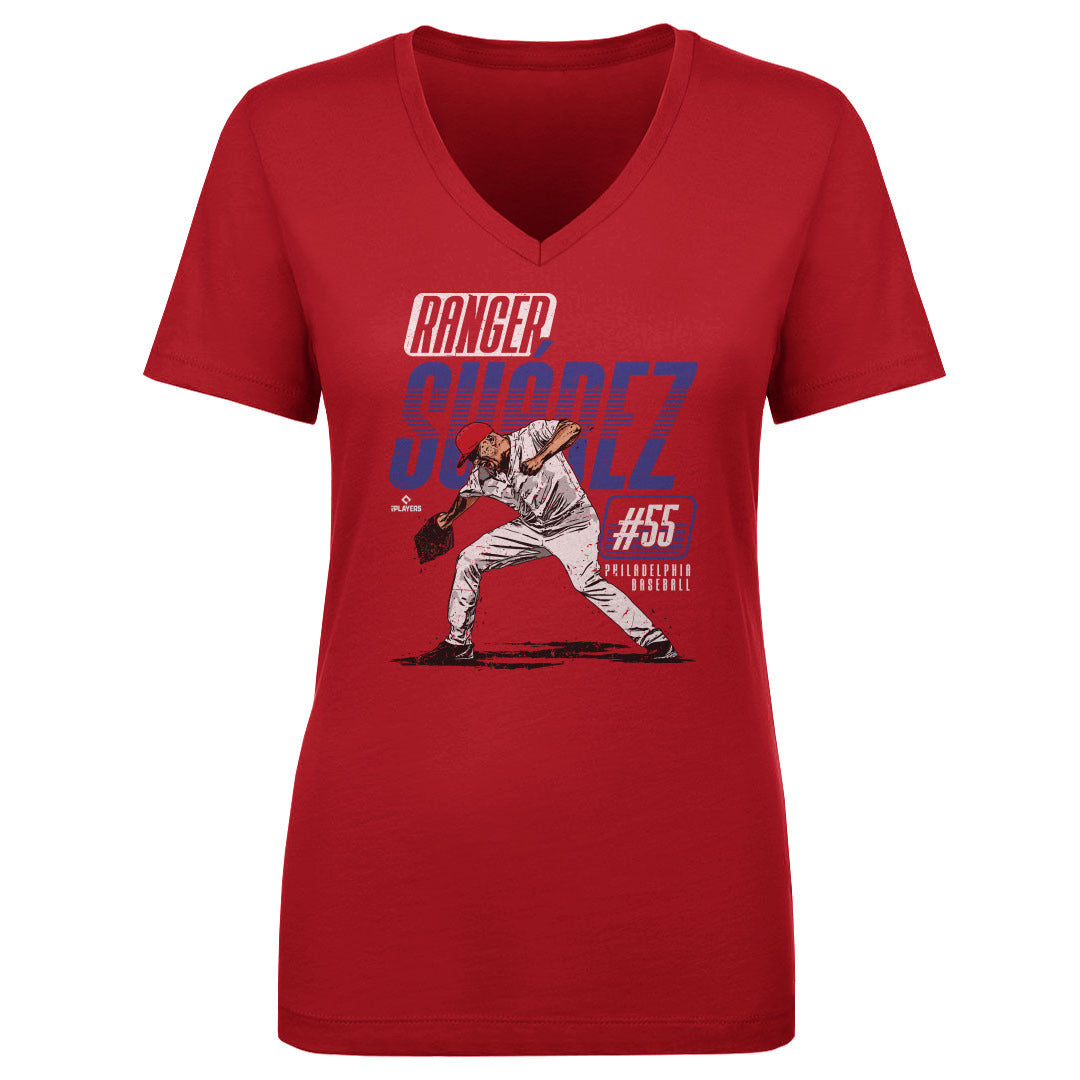 Ranger Suarez Women&#39;s V-Neck T-Shirt | 500 LEVEL