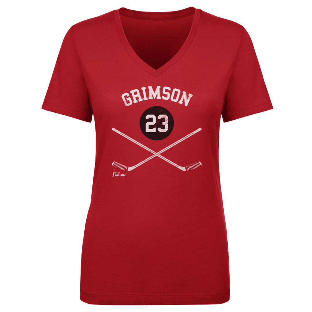 Stu Grimson Women&#39;s V-Neck T-Shirt | 500 LEVEL