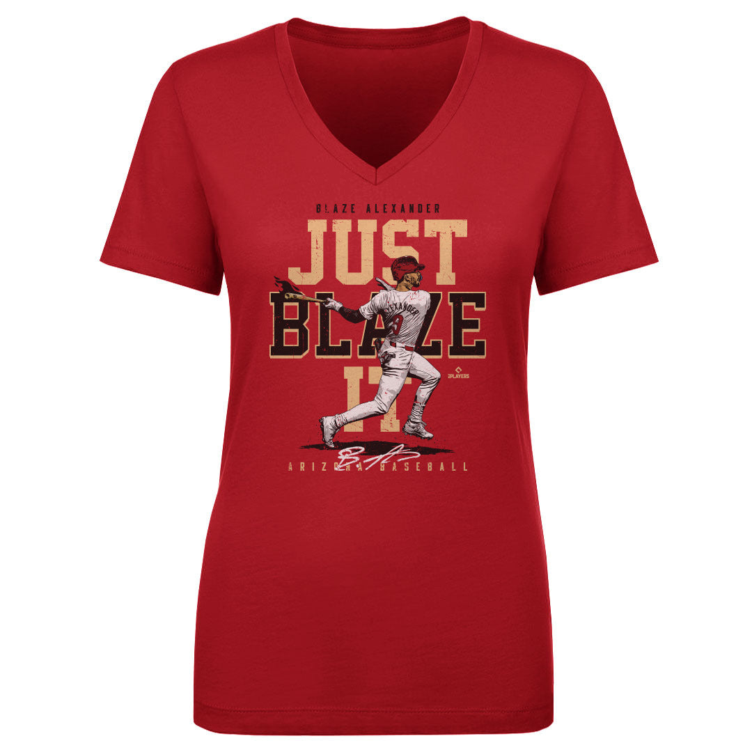 Blaze Alexander Women&#39;s V-Neck T-Shirt | 500 LEVEL