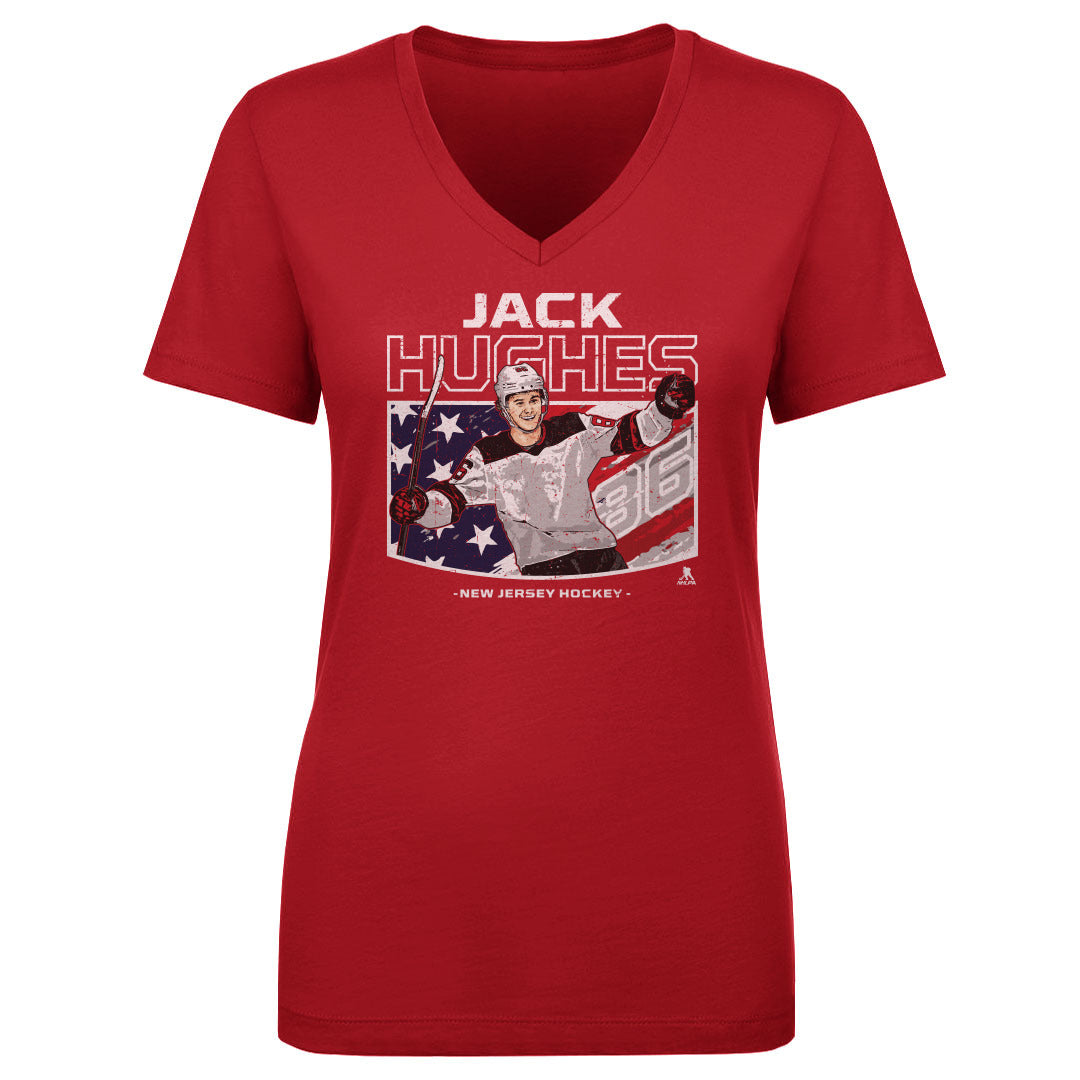 Jack Hughes Women&#39;s V-Neck T-Shirt | 500 LEVEL